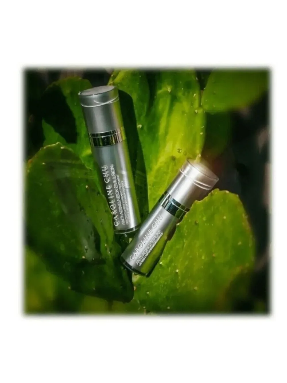 CAROLINE CHU ANTI-AGING SERUM & EMULSION SET RENEWS, REJUVENATES, MOISTURIZES
